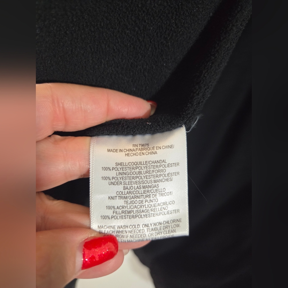 BCBGeneration Black Longline Quilted Lightweight … - image 12